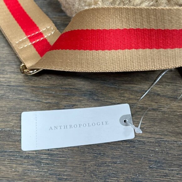 ANTHROPOLOGIE Sherpa Belt Bag Fanny Pack Tan OS NWT - Picture 9 of 9
